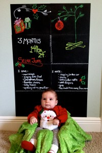 selah june three month sign