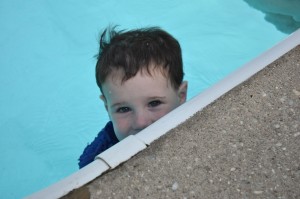 sebastian in pool 2