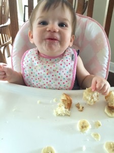 baby eating bread 2