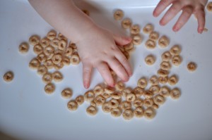 hands in cheerios