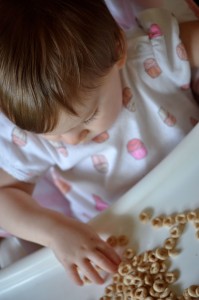 plate full of cheerios